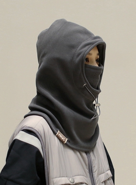 围脖面罩一体帽骑车防寒