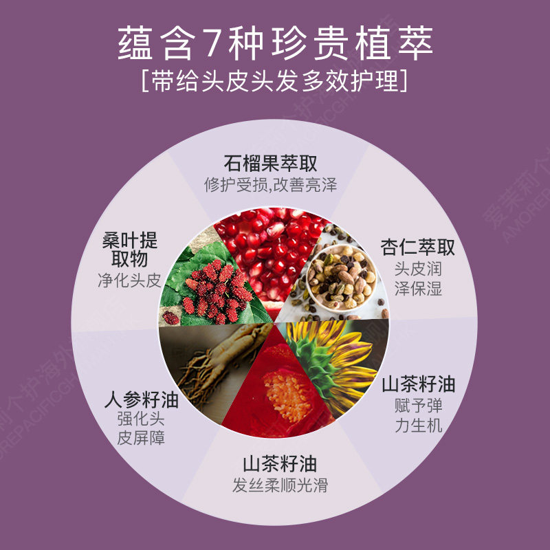 官方韩国爱茉莉ryo紫吕滋养发膜 爱茉莉个护海外发膜/倒膜/焗油膏