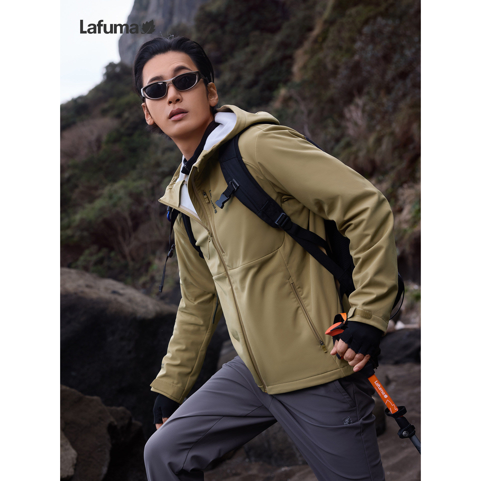 LAFUMA乐飞叶户外CORDURA连帽软壳夹克男女款防泼水内里加绒外套,淘宝优惠券,粉丝福利购,淘宝优惠卷