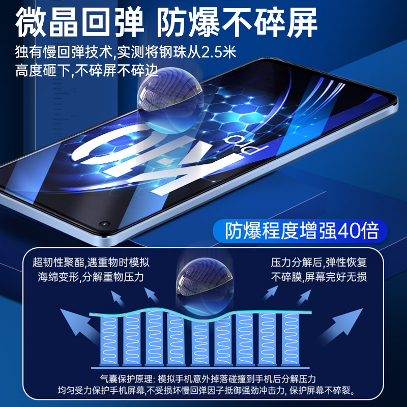 oppok10钢化膜k11x防窥k9全屏k7覆盖k3手机膜k1防窥膜pro活力版oppo防偷窥opk95g保护膜por防摔k9s5g全包原装-图1