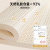 Natural latex mattress imported from Thailand with high resilience and breathability