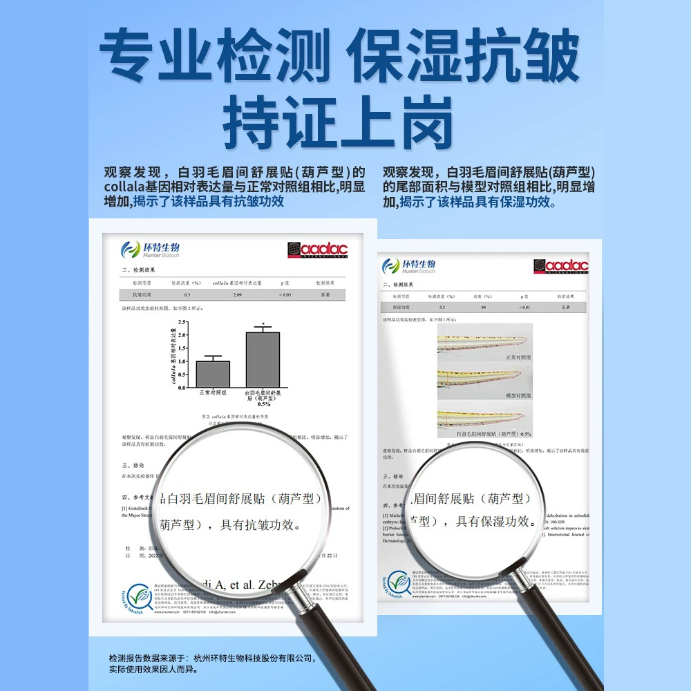 日本川字纹法令纹贴提拉紧致神器皱抬头纹贴眉间贴鱼尾纹消除皱贴-图1