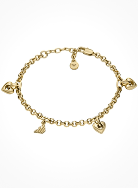 阿玛尼女士LOVE系列爱心手链