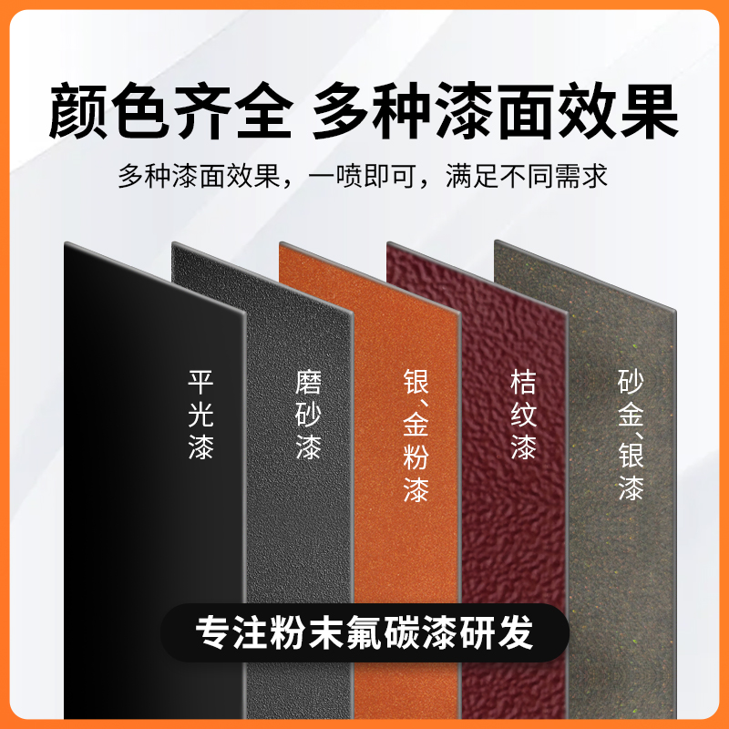 补了个色氟碳漆金属漆户外铝合金门窗改色漆牡丹塑粉末配套自喷漆-图0