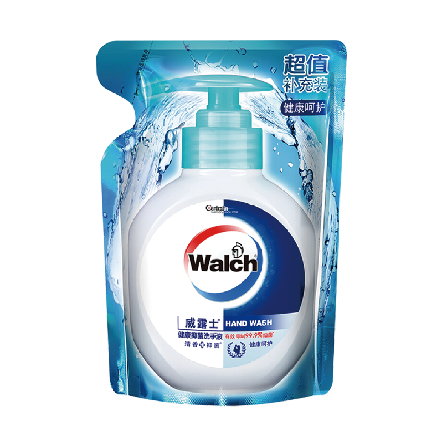 威露士525ml补充袋装呵护洗手液 晟俊家居洗手液