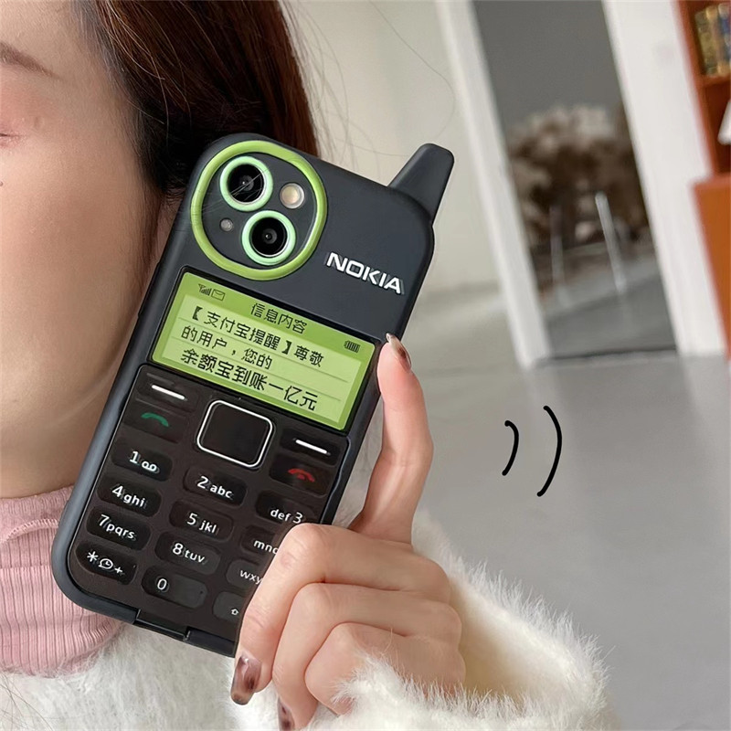 大哥大翻盖镜子适用苹果13 11手机壳 艾思度胜星飞手机保护套/壳