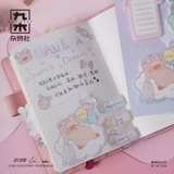 Jiumu Hybrid Lulu Pig You Dream Складывая подписание подписания милой набор милый подписание бумаги Красная Меморандум Подписание n -Times Post Creative Stationery Products для студентов