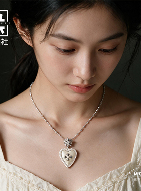 九木杂物社项链ins风少女甜美小众合金精致锁骨链颈链饰品
