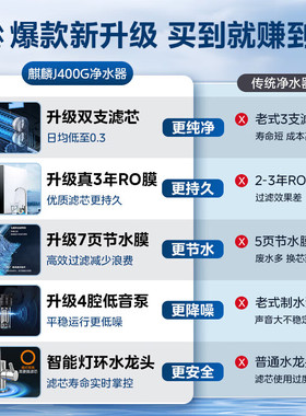美的RO反渗透厨下式净水器