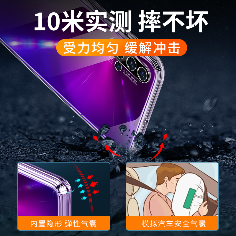 倍越适用于华为nova5手机壳nova5pro保护套nova5ipro新款nova5z透明nove防摔nava全包navo硅胶软壳novo男女款 - 图1