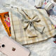 Senyushe original jk plaid skirt embroidered summer short skirt