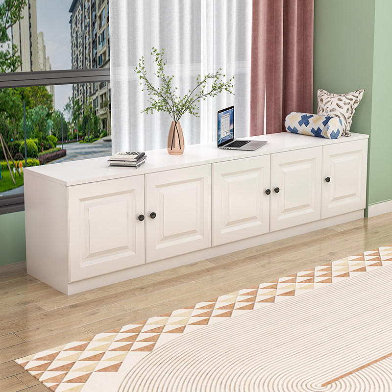 飘窗柜储物柜地柜可坐矮柜自由组合收纳柜阳台落地柜可定制窗台柜,淘宝优惠券,粉丝福利购,淘宝优惠卷