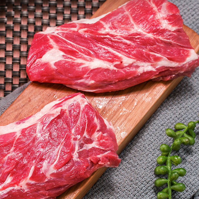 新鲜羊上脑肉2000g生羊肉羔羊里脊肉片涮肉火锅烧烤食材礼盒