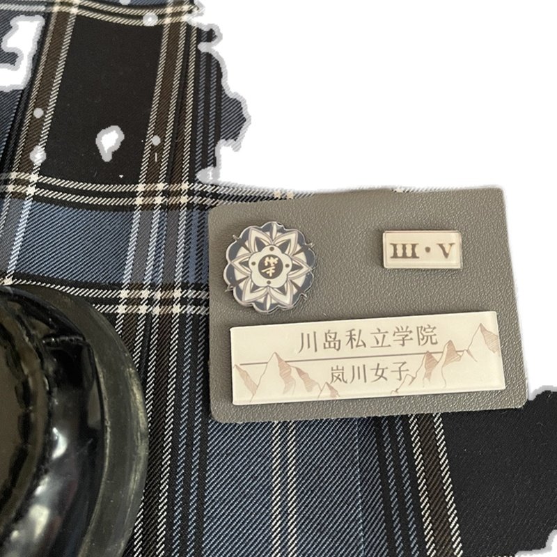 皮名札原创JK制服西装衬衫配饰DK胸牌学生校供感日系徽章_虎窝淘