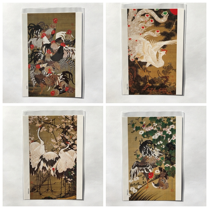 人気商品は 伊藤若冲 木版画 梅樹神鶏図 Jakuchu Ito Woodcut 1oficioverde Com Br