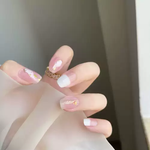 Летние трехмерные японские наклейки для ногтей, накладные ногти, гель, французский стиль, изысканный стиль, долговременный эффект