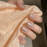 Наклейки для ногтей для ногтей, накладные ногти, водостойкий гель-лак для маникюра, цвет, широкая цветовая палитра, готовый продукт, долговременный эффект