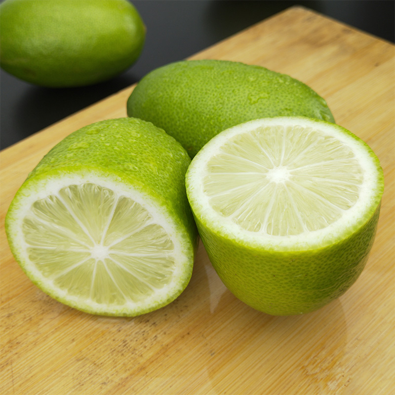 柚友旗舰店柚友 新鲜现摘青柠檬无籽香水柠檬新鲜水果皮薄一级小青桔整箱2斤2