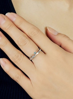 26年鬼灭之刃新谷--银色戒指富冈义勇套戒二次元日漫鬼灭之刃周边