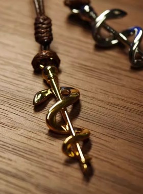 原创送礼物单蛇缠杖阿斯克勒皮