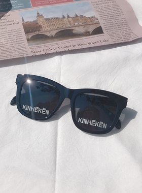 大脸街拍方框显瘦复古风太阳镜