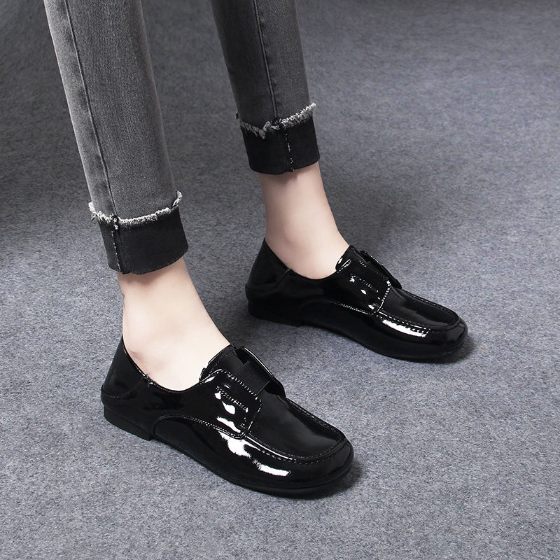 2025秋季新款乐福鞋女鞋真皮软底女士皮鞋漆皮平底鞋单鞋女豆豆鞋,淘宝优惠券,粉丝福利购,淘宝优惠卷