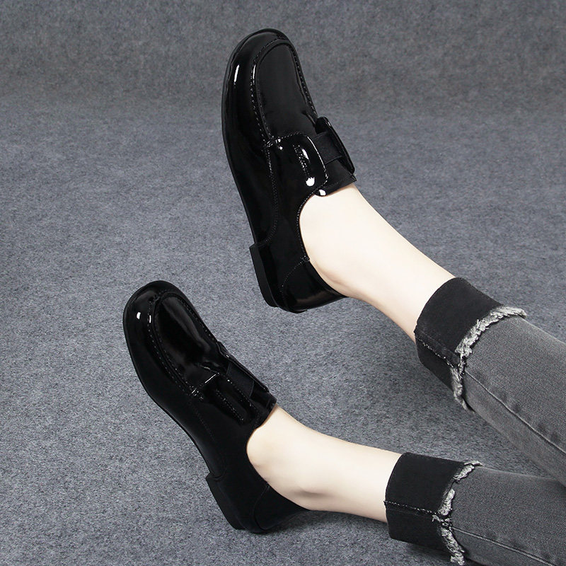 2025秋季新款乐福鞋女鞋真皮软底女士皮鞋漆皮平底鞋单鞋女豆豆鞋,淘宝优惠券,粉丝福利购,淘宝优惠卷