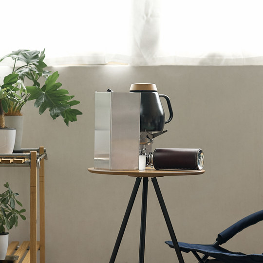 日本Logos户外桌面挡风板铝合金大尺寸折叠便携野餐炉头挡风神器