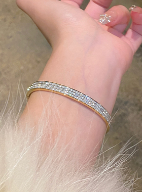 大爆闪满天星手镯女轻奢高级感