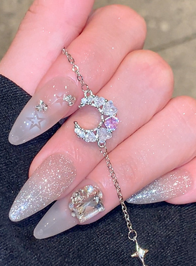 铜镀银幻梦心月手链女轻奢小众