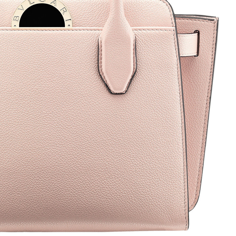 bvlgari粉色女士大容量手提手拿包 联采海外女士包袋