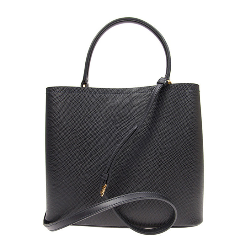 prada女士牛皮logo饰百搭斜跨包 联采海外女士包袋