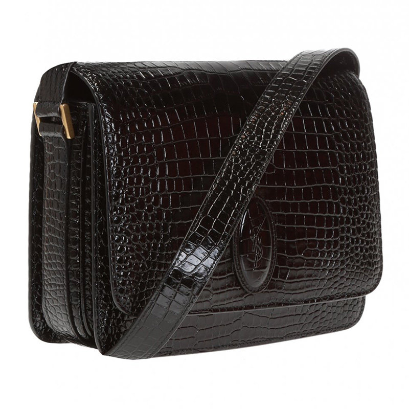 ysl /圣罗兰20春夏黑色牛皮斜挎包 联采海外女士包袋