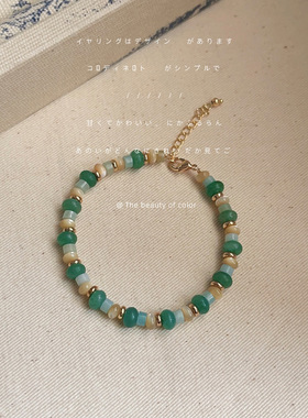 新中式天然石手工设计感手链