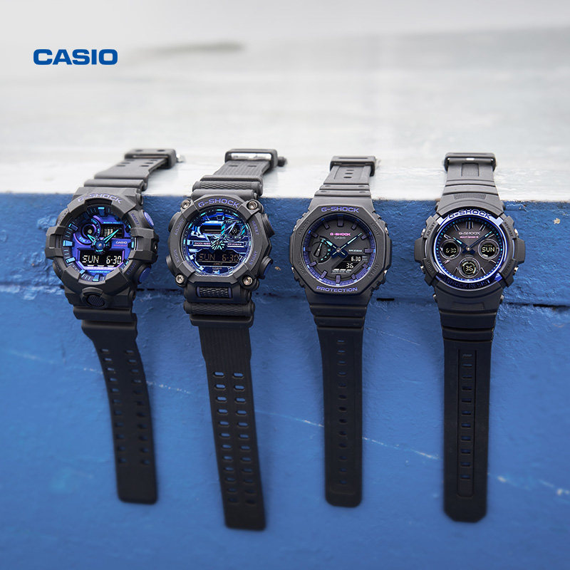 casio卡西欧city battle赛博朋克g-shock手表男运动款ga-700vb-1a