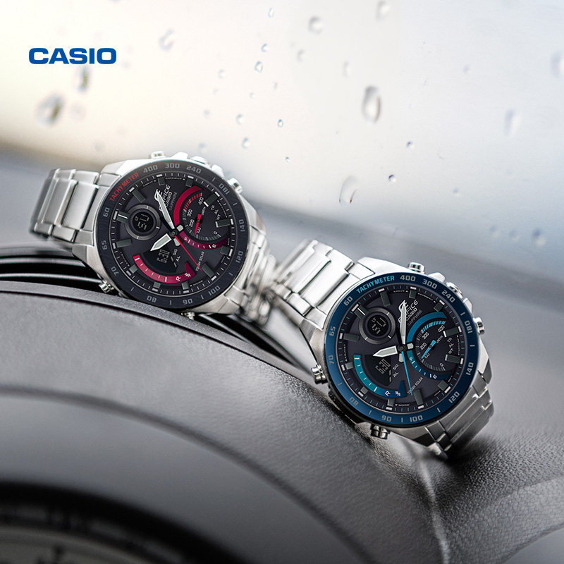 casio男士edifice太阳能蓝牙手表 casio钟华海外日韩腕表