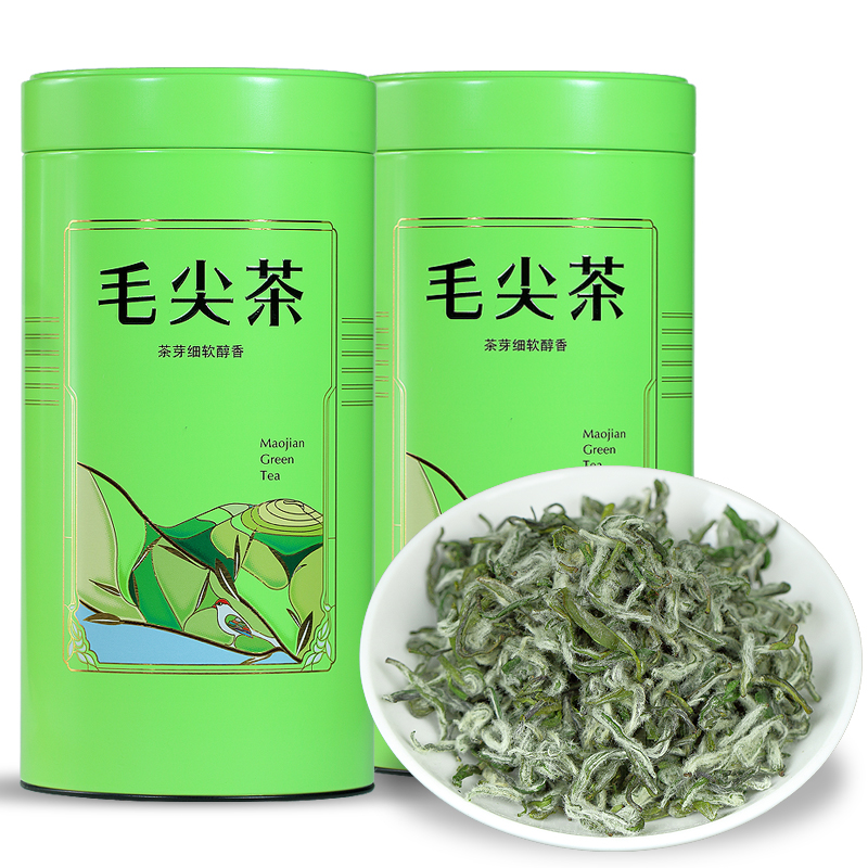 明前毛尖芽茶2024新茶浓香型绿茶特级一芽一叶云雾茶250克锌硒茶 - 图3