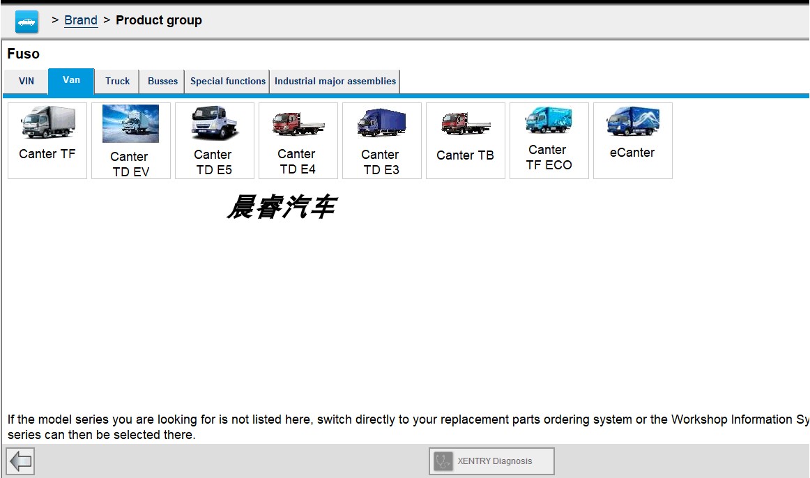 中性适用于2023.12奔驰三菱Mitsubishi FUSO诊断检测仪Xentry賓士-图0