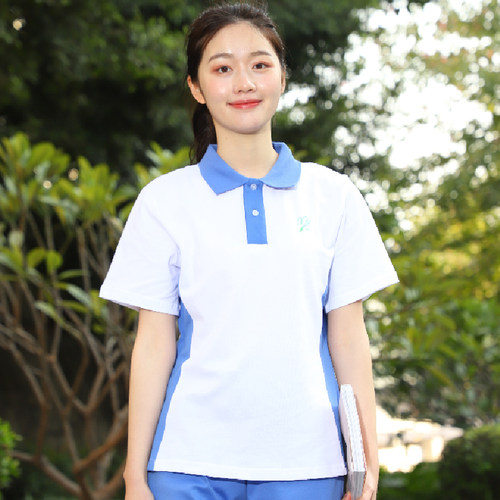 深圳市校服中学生夏季短袖上衣初中高中生运动服女生速干夏装 - 图1