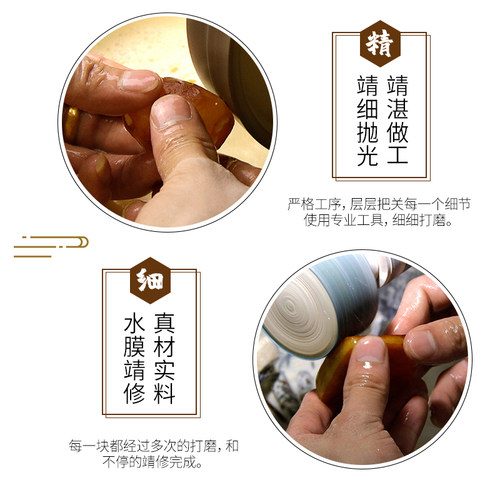 琥珀蜜蜡原石私人定制寓意平安藏扣公主叩礼物直播专拍定制 - 图0