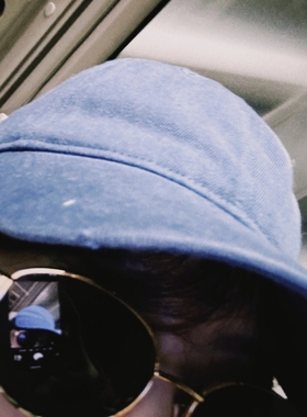 章若楠同款墨镜女复古时髦范儿