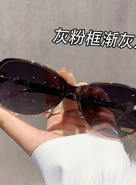 经典四叶草气质墨镜女款
