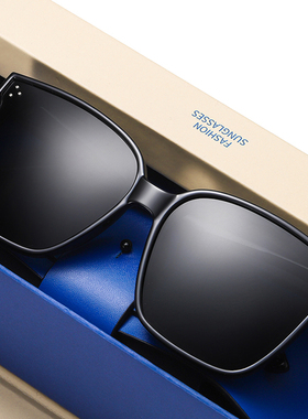 网红同款GM偏光墨镜大脸显瘦