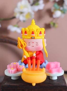 国潮神仙大愿地藏菩萨软胶玩偶