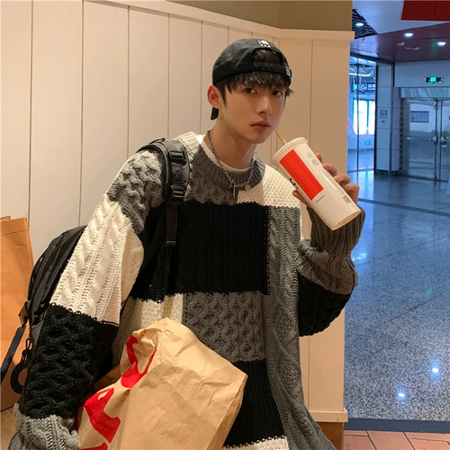 Tide, демисезонный шерстяной японский ретро брендовый трикотажный свитер