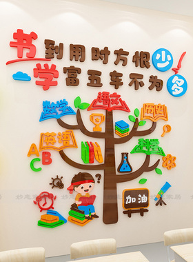 幼儿园亚克力立体装饰墙贴