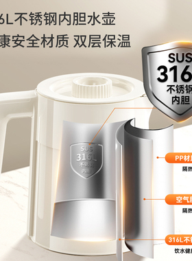 九阳茶吧机12L13档调温保温