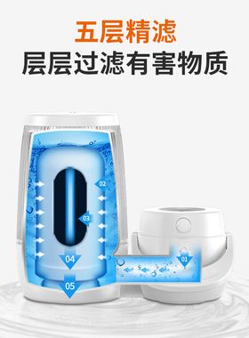九阳净水器家用水龙头过滤器自来水非直饮前置厨房净水机净化器