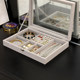 Jewelry earrings ring necklace display storage box