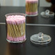 Desktop dental floss swab dust box with lid for small miscellaneous items